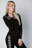 Women's Half Zip Allie Lady T-Neck Turtleneck
