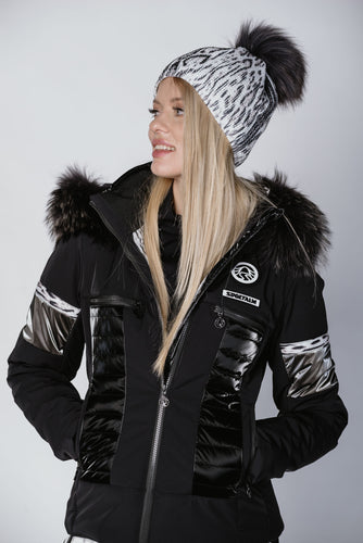 Women's Ski Jacket With Fur Maxx M Kap P