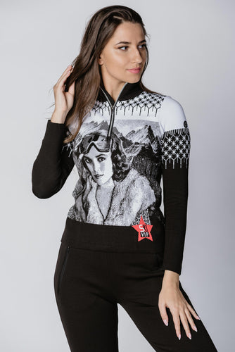 Golf Damski Half Zip Jennifer Lady T-Neck